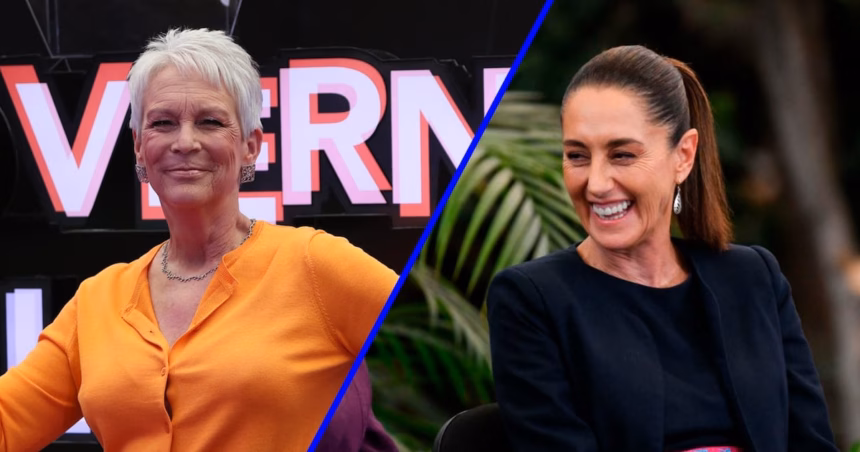 Jamie Lee Curtis celebra el liderazgo femenino en México y muestra apoyo a Claudia Sheinbaum