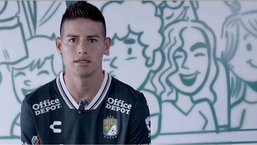 James Rodríguez expresa su deseo de mejorar su rendimiento con León