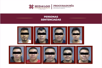 Sentencian a nueve personas a 160 años de cárcel en Hidalgo por delitos graves
