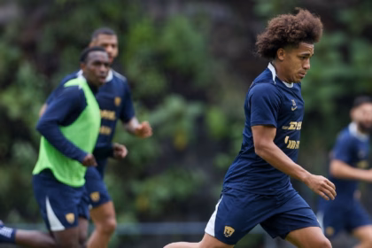 Norberto Jiménez, jugador de Pumas en la Sub 21 para Leagues Cup 2025