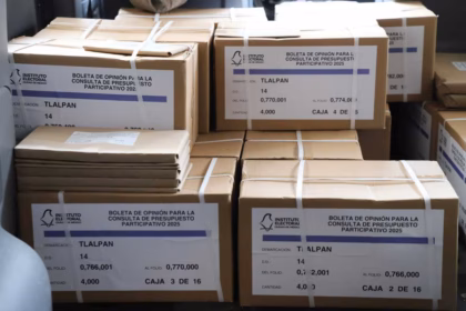 Distribución boletas consulta participativa 2025 en CDMX