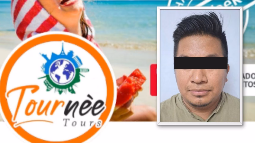 Detienen a presunto responsable de fraude en agencia de viajes Tournee Tours