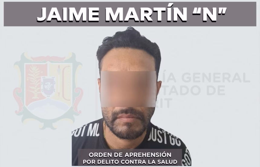 Cayó Jaime Martín en posesión de psicotrópicos en Nayarit