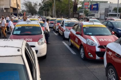 Afectaciones a comercios por bloqueos de taxistas en Veracruz