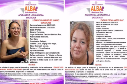 Alertan por desaparición de dos menores en Cancún