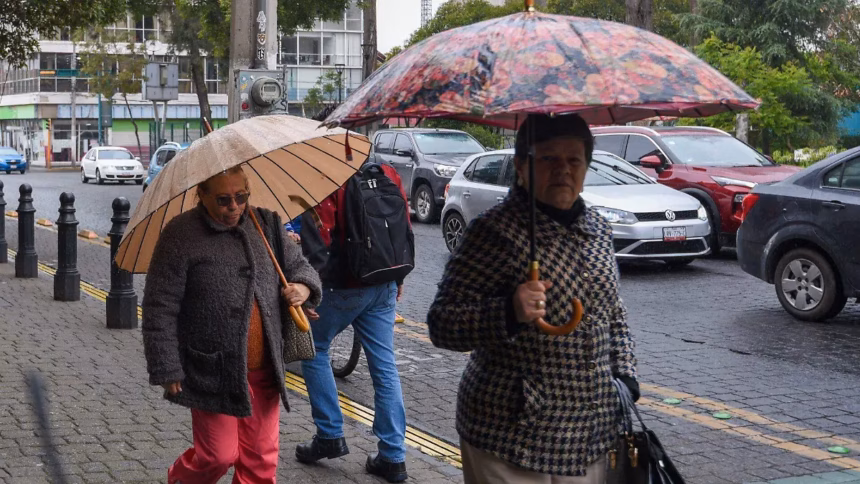 Alerta amarilla por lluvias y viento en CDMX
