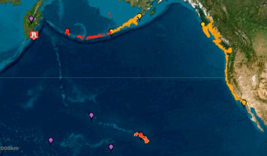 Alerta de tsunami en México tras sismo de 8.8 en Rusia