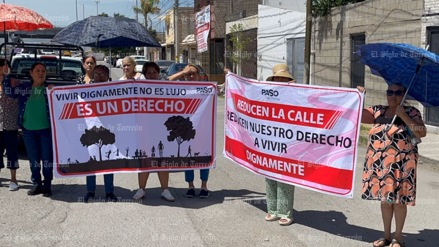 Vecinos de Villa Florida bloquean obras por falta de aviso previo