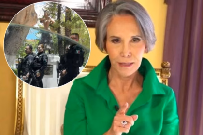 Intentan destruir estatua de Florinda Meza en Zacatecas tras final de la bioserie de "Chespirito"