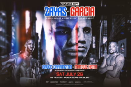 Dónde ver EN VIVO las carteleras completas de boxeo hoy sábado 26 de julio