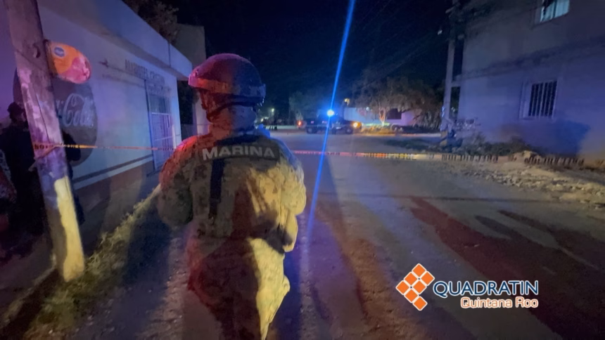 Ataque armado en Cancún deja dos muertos y un herido
