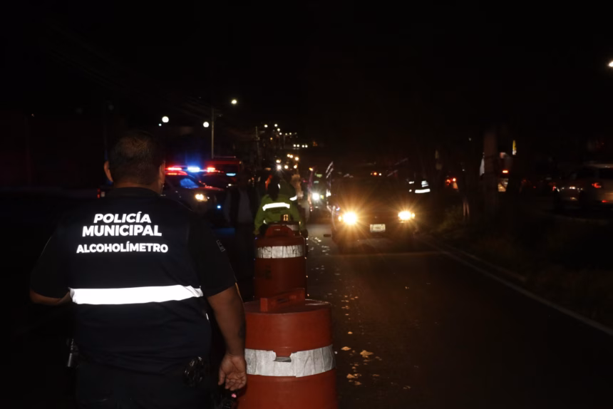 Querétaro intensifica operativos de alcoholímetro con horarios matutinos y vespertinos