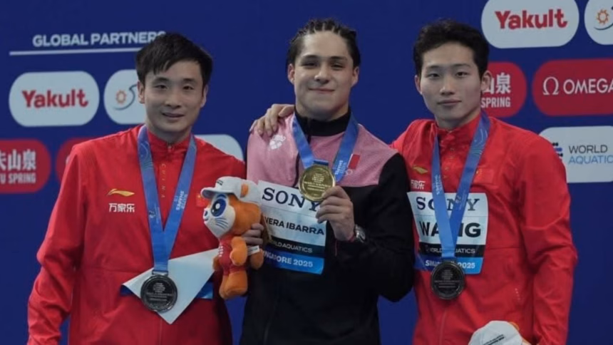 Osmar Olvera, campeón del mundo en clavados y orgullo mexicano