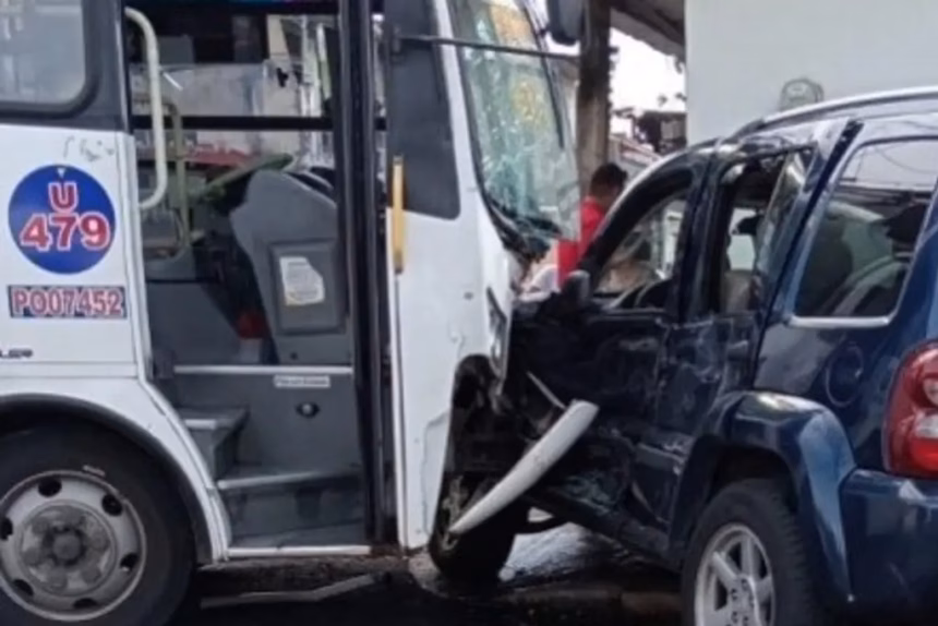 Accidente en Córdoba Veracruz deja 8 lesionados y daños materiales