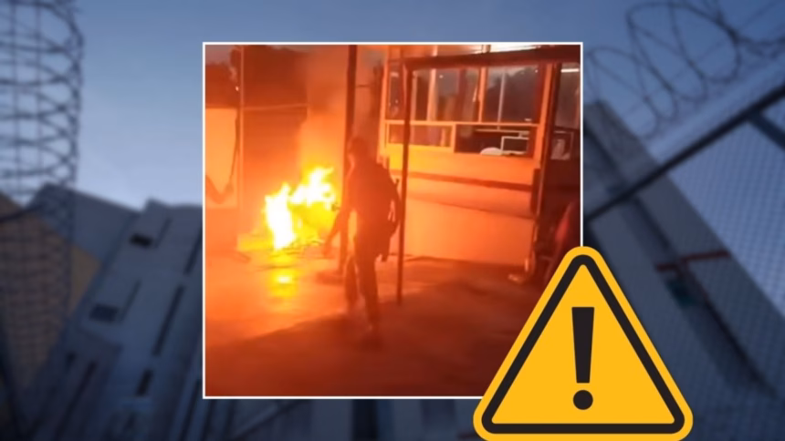 Motín en el penal de Tuxpan genera incendios y disturbios