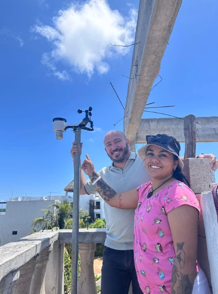 Red comunitaria de estaciones meteorológicas en Yucatán impulsa la autogestión climática