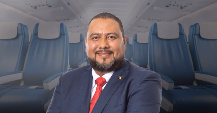 Diputado de Morena vota en pleno vuelo y genera polémica