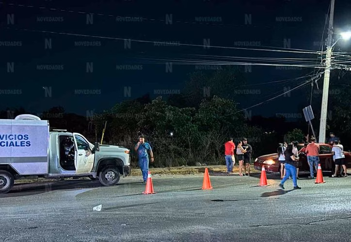 Joven motociclista muere atropellado en Cancún en presunto accidente por ebriedad