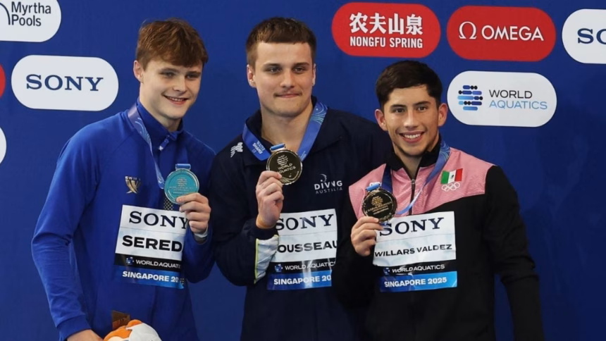 Randal Willars logra bronce en el Mundial de Clavados Singapur 2025