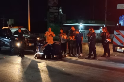 Motociclista lesionada tras colisión con mototaxi en Umán