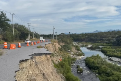Guadalupe inicia reparación de desgajamiento en río Santa Catarina