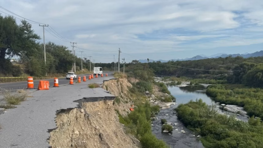 Guadalupe inicia reparación de desgajamiento en río Santa Catarina