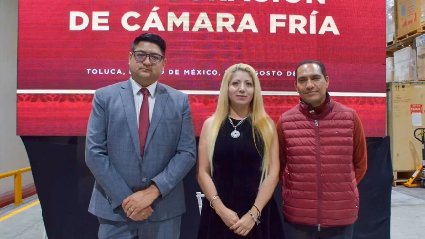 Estado de México adquiere nueva cámara fría para vacunas
