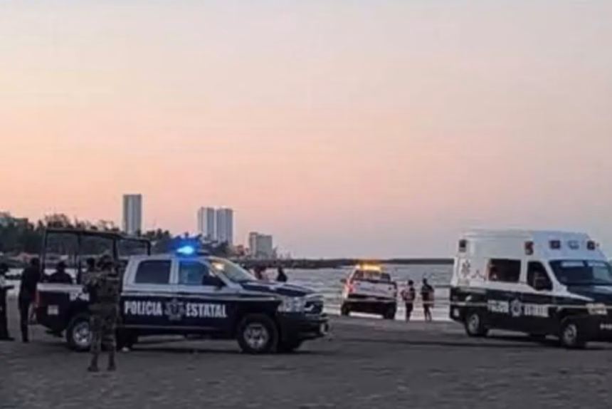 Muere joven turista ahogado en Playa Langostas, Veracruz