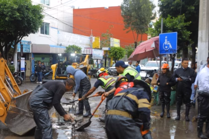 Ecatepec activa operativo de restauración tras lluvias intensas