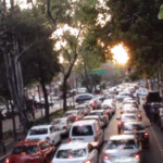 Conductores de apps protestan en la Ciudad de México el 4 de agosto