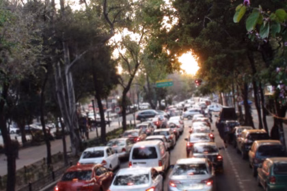 Conductores de apps protestan en la Ciudad de México el 4 de agosto