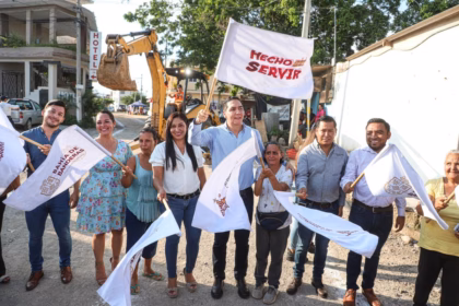 Inicio de construcción de calle Constitucional en Bahía de Banderas