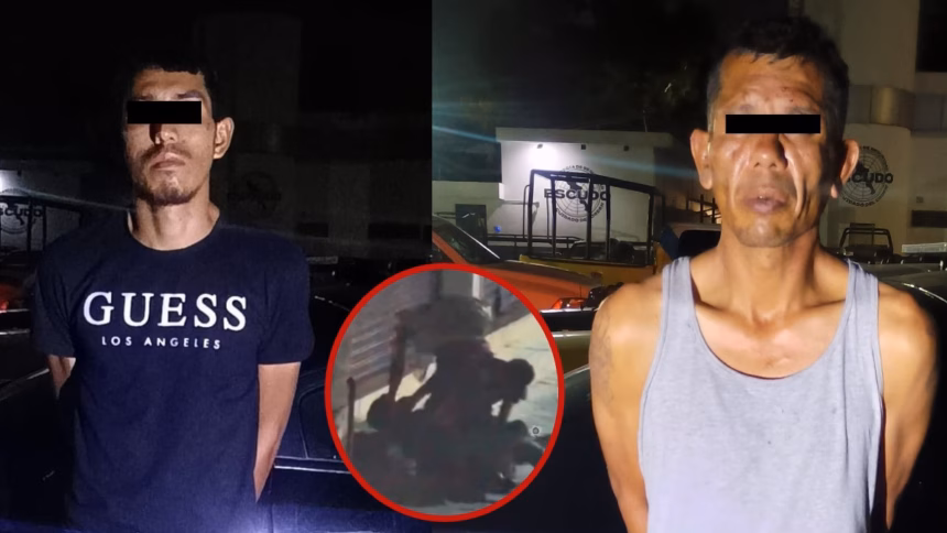 Detienen a dos hombres por asalto y agresión en Monterrey
