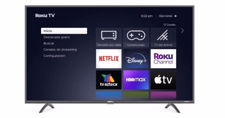 Televisión LED HKPRO Roku de 40" en oferta en Elektra