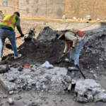 Descubren los cimientos de la antigua Puerta de la Merced en Veracruz