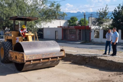 Monterrey inicia obras de rehabilitacion de parque y drenaje en Genaro Vázquez