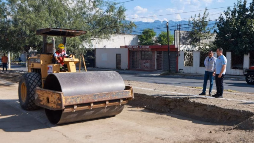 Monterrey inicia obras de rehabilitacion de parque y drenaje en Genaro Vázquez