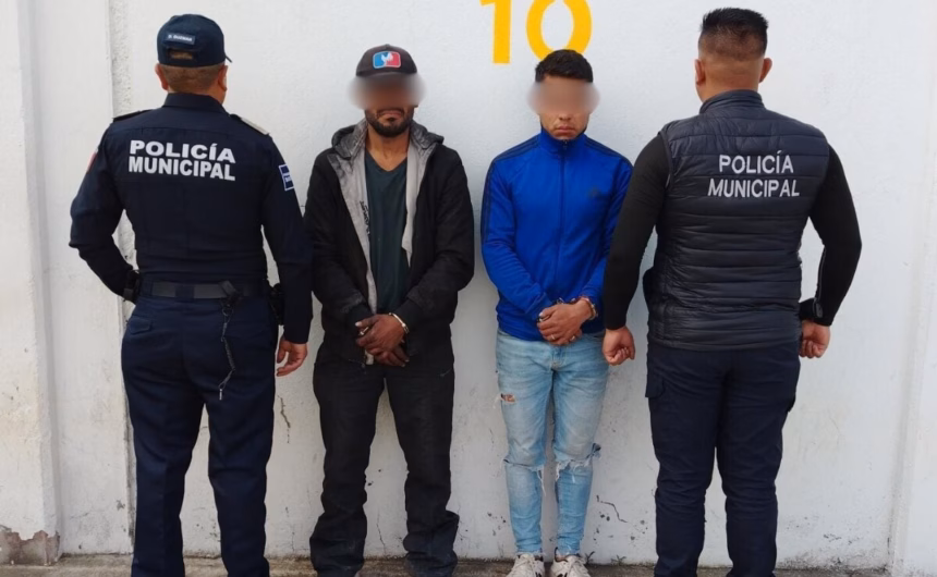 Operativo en Zinacantepec desmantela punto ilícito y detiene varias personas