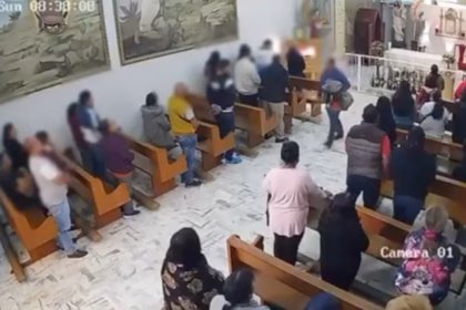 Intento de Asesinato en Iglesia del Estado de México Captado en Video