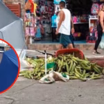 Mujer en Misantla Tira un Puesto de Elotes en Plena Calle