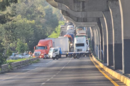 Tráfico en la autopista México-Puebla hoy 5 de agosto en vivo