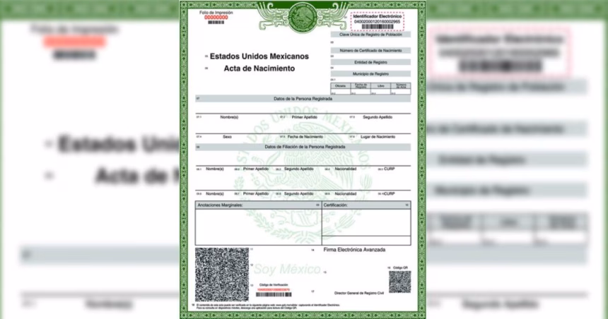 Cómo descargar tu acta de nacimiento gratis en PDF en línea