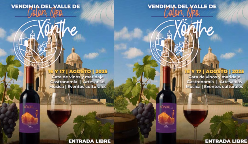 Colón prepara la Vendimia Xönthe 2025 con vino, cultura y música