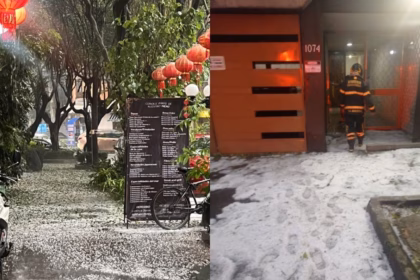 Granizada sorprende a habitantes de la Ciudad de México