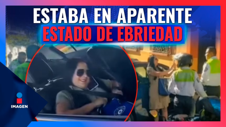 Funcionaria en Veracruz amenaza con disparar a policías de tránsito