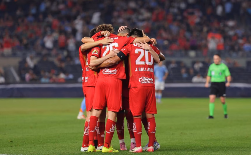 Toluca avanza a cuartos tras remontar en Nueva York