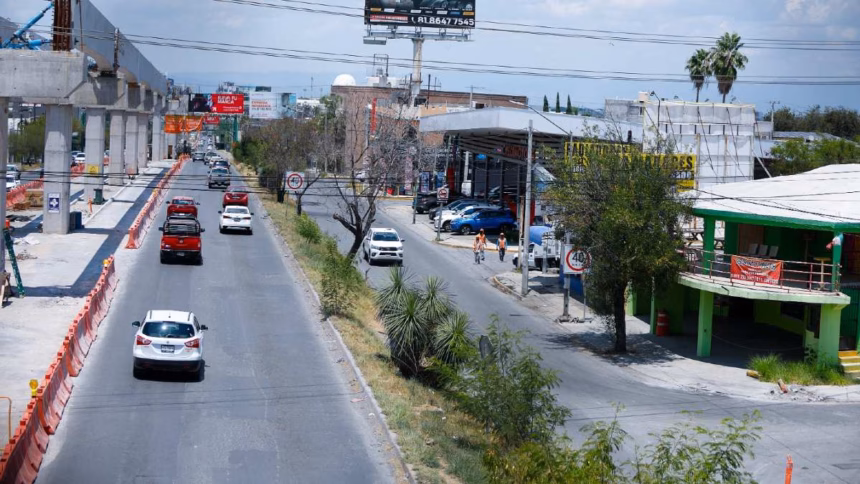 Obras del Metro en Monterrey afectan comercios y movilidad