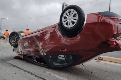 Accidente en Carretera Monterrey-Nuevo Laredo deja Dos Lesionados