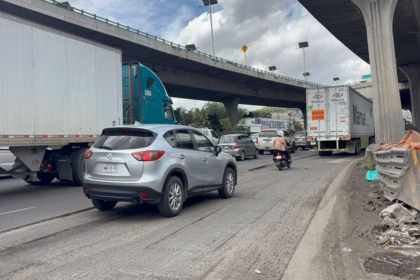Trabajos de fresado en Periférico de Cuautitlán Izcalli generan tránsito lento