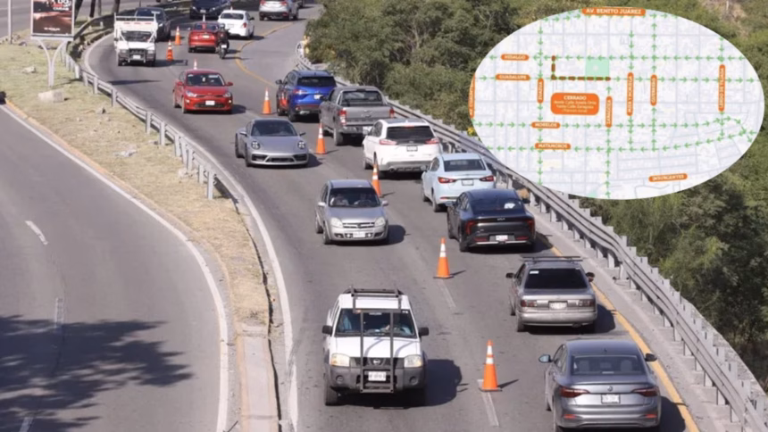 Cierres viales en Guadalupe, Nuevo León: fechas y rutas alternas